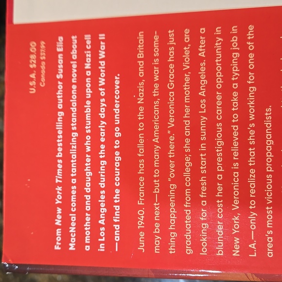 Mother Daughter Traitor Spy Hardcover- Historical Fiction - Picture 3 of 6